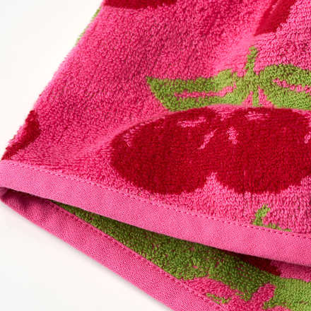 Badeponcho mit Kirsch-Muster, pink, Gr. 1 ALANA