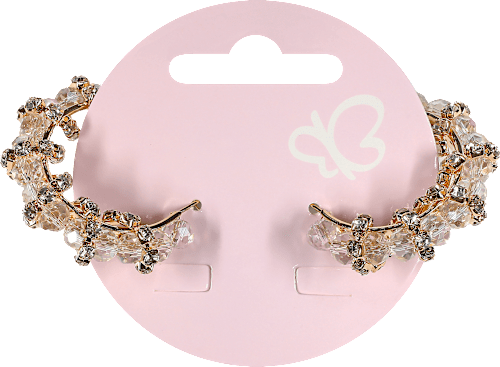 Naušnice – ring, s kristalima ACCESSOIRES