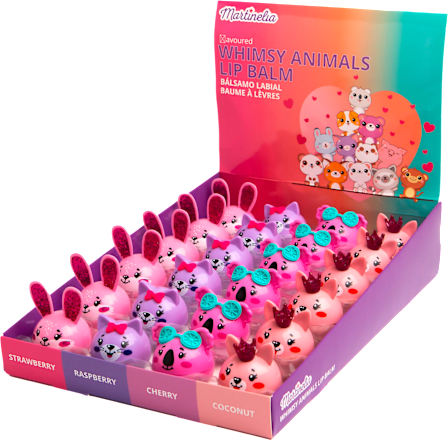balzám na rty World Whimsy Animals mix Martinelia