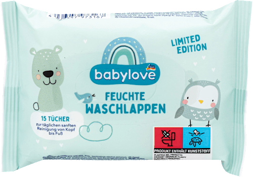 Detské vlhčené utierky so zvieratkami babylove