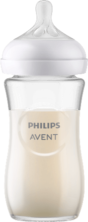 skleněná kojenecká lahev Natural Response 3-6m, 240ml PHILIPS AVENT