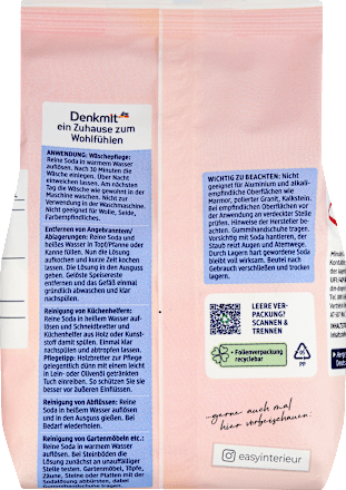 Allzweckreiniger Reines Soda Pulver Denkmit