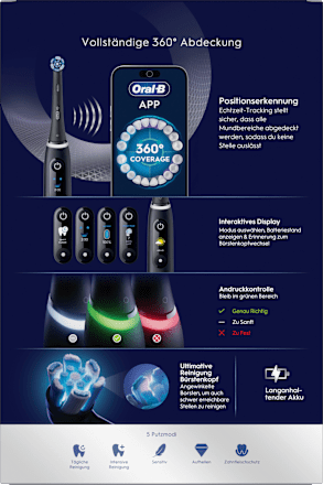 Elektrische Zahnbürste iO Series 6 Black Lava Oral-B