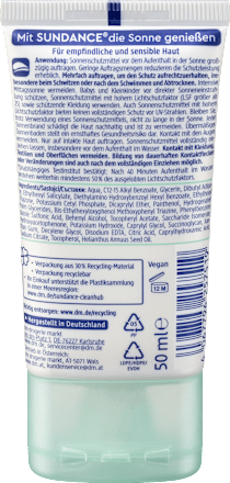 Sensitiv fluid za sunčanje za lice i dekolte, SPF 30 SUNDANCE