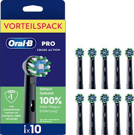 Aufsteckbürsten PRO CrossAction schwarz Oral-B