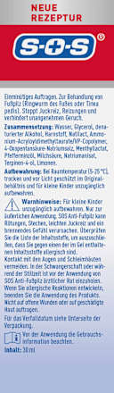 Fußpilz Gel Behandlung SOS
