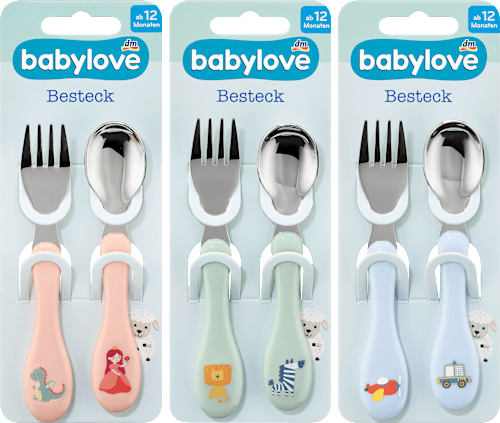 Dječiji pribor za jelo, 2/1 set, 12+ mj. babylove