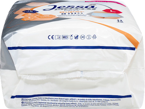 Абсорбиращи гащи при инконтиненция Super, размер L Jessa DISKRET