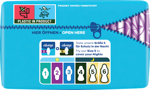 Ultra-Binden Day Long 2 mit Flügeln, Big Pack always