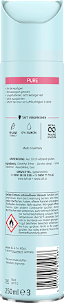 Haarlack PURE, ohne Silikone & Parfum Schwarzkopf taft