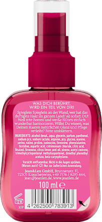 Haarparfum "you're so berry" Jean&Len