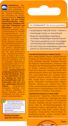 Sonnenschutz Kombi Gesicht Creme + Stift LSF 50 (25 ml & 3 g) SUNDANCE