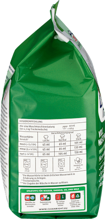 Vollwaschmittel Pulver für strahlendes Weiß Denkmit