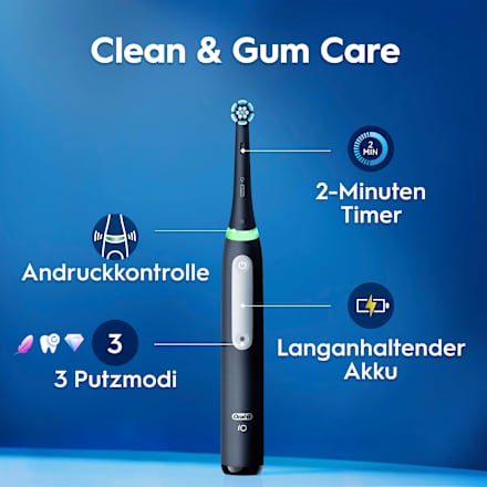 Elektrische Zahnbürste iO Series 3 black Oral-B
