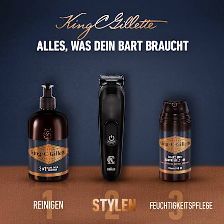 Elektrischer Barttrimmer King. C. Gillette