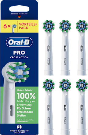Aufsteckbürsten PRO CrossAction weiß Oral-B