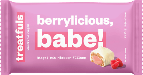Rohkostriegel, Himbeer-Füllung treatfuls