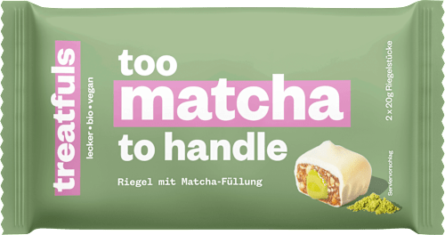 Rohkostriegel, Matcha-Latte treatfuls