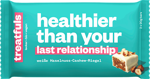 Fruchtriegel, weiße Haselnuss-Cashew treatfuls