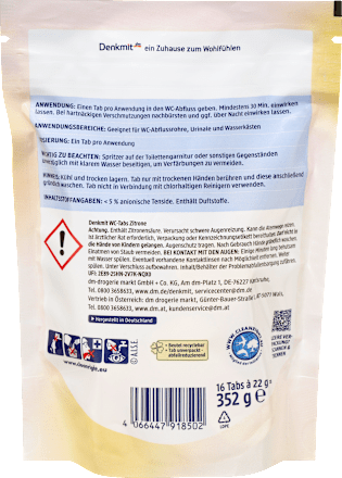 WC-Reiniger Tabs Zitrone Denkmit