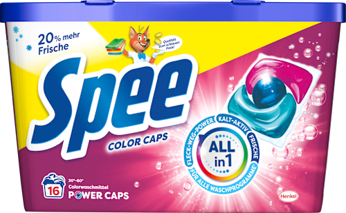 Colorwaschmittel Caps Power Spee