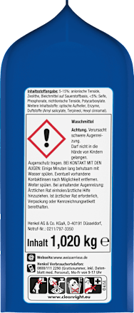 Vollwaschmittel Megaperls stark gegen Flecken Weißer Riese