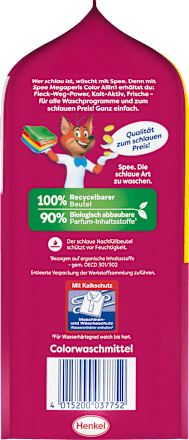 Colorwaschmittel Megaperls Spee