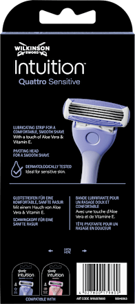 Rasierer, Intuition Quattro Sensitive  WILKINSON SWORD