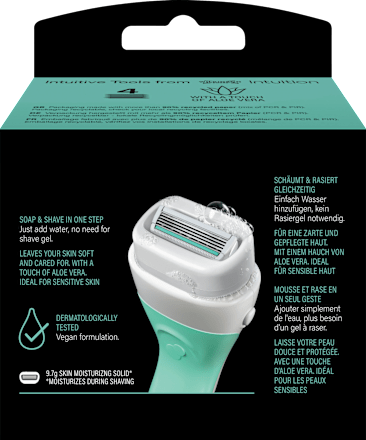 Rasierklingen, Intuition 2in1 Soap & Shave Sensitive  WILKINSON SWORD