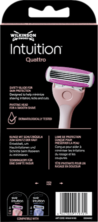Rasierer, Intuition Quattro  WILKINSON SWORD