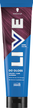 Farb-Glanzbehandlung Glossing Go Gloss, Cherry Cola Red Schwarzkopf LIVE