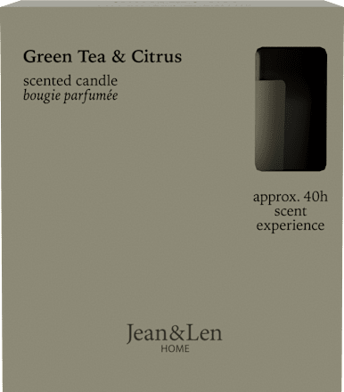 Duftkerze im Glas Green Tea & Citrus 195 g  Jean&Len