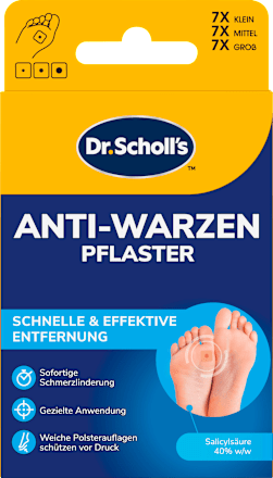 Warzen-Entferner-Pflaster Scholl