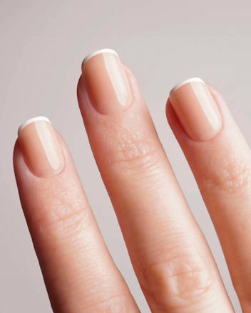 Künstliche Nägel, Soft Gel Press Ons Classic French Extra Short Square Doonails