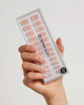 Künstliche Nägel, Soft Gel Press Ons Square Prosecco Short Square Doonails