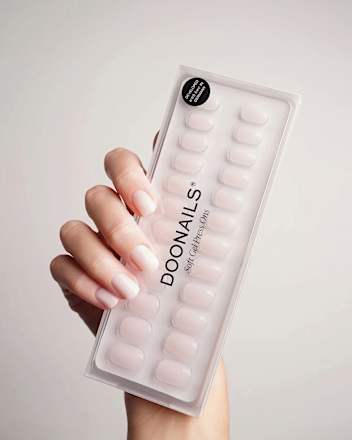 Künstliche Nägel, Soft Gel Press Ons Pillow Talk Extra Short Square Doonails