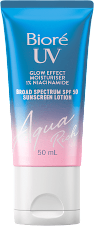 hydratační krém s SPF 50 UV Aqua Rich Glow Bioré