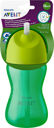 hrnek s ohebným brčkem zelený PHILIPS AVENT