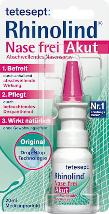 Nasenspray Rhinolind Nase frei tetesept