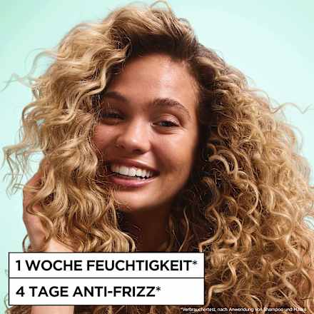Haarmaske Locken Methode Feuchtigkeit GARNIER FRUCTIS