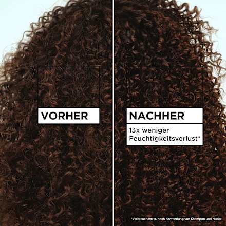 Haarmaske Locken Methode Feuchtigkeit GARNIER FRUCTIS
