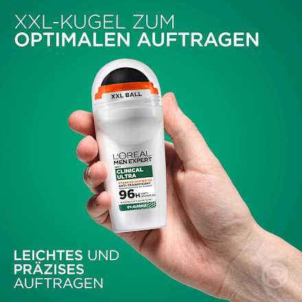 Antitranspirant Deo Roll-On Clinical Ultra Derma Dry L'ORÉAL PARiS MEN EXPERT