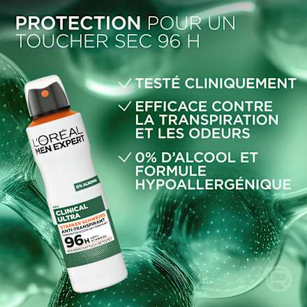 Antitranspirant Deospray Clinical Ultra  L'ORÉAL PARiS MEN EXPERT