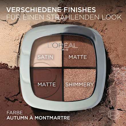 Lidschatten Palette Rendez-Vous Couleur, Eye & Cheek Quad, Autumn à Montmartre L'ORÉAL PARiS