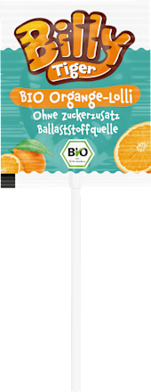Kindersnack Orangen-Lolli Billy Tiger