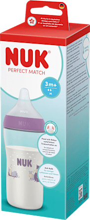 Babyflasche Perfect Match Nilpferd 3+ Monate 260 ml NUK