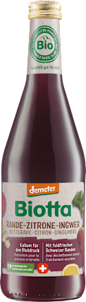 Direktsaft Rande-Zitrone-Ingwer Biotta