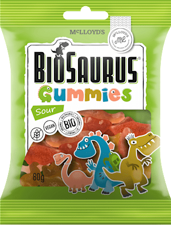 Fruchtgummi Dinosaurier Sauer BioSaurus