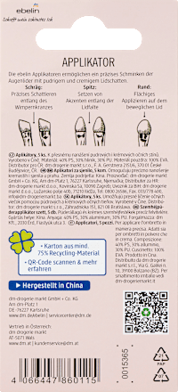 Applicatori per ombretto assort. ebelin
