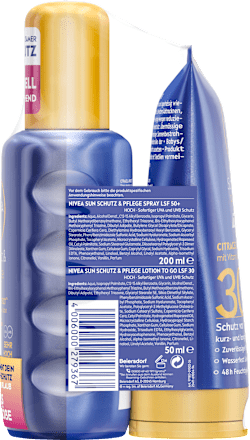 Sonnenspray LSF 50+ & Sonnenmilch LSF 30 NIVEA SUN